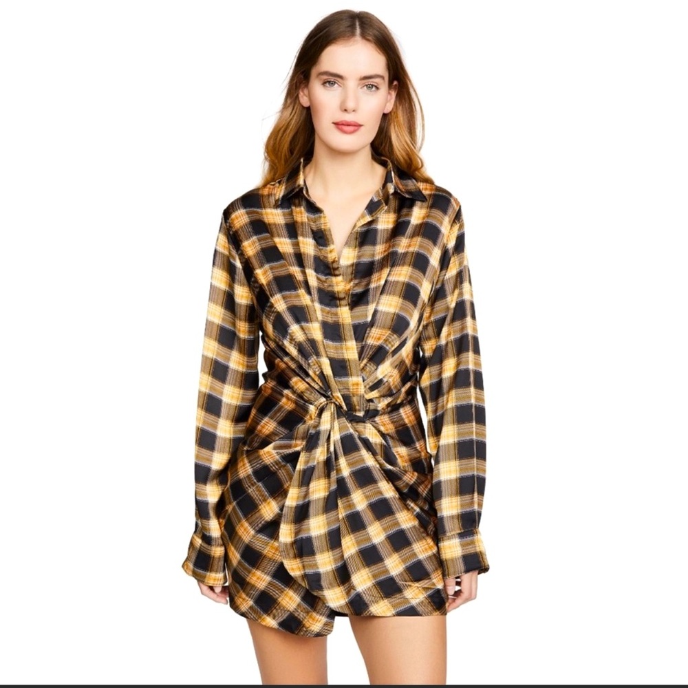 Lioness ‘Hey You’ plaid mini dress